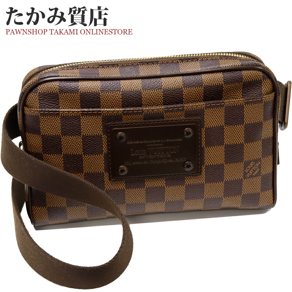 楽天市場】ルイヴィトン ボディバッグ ウエストバッグ ダミエ