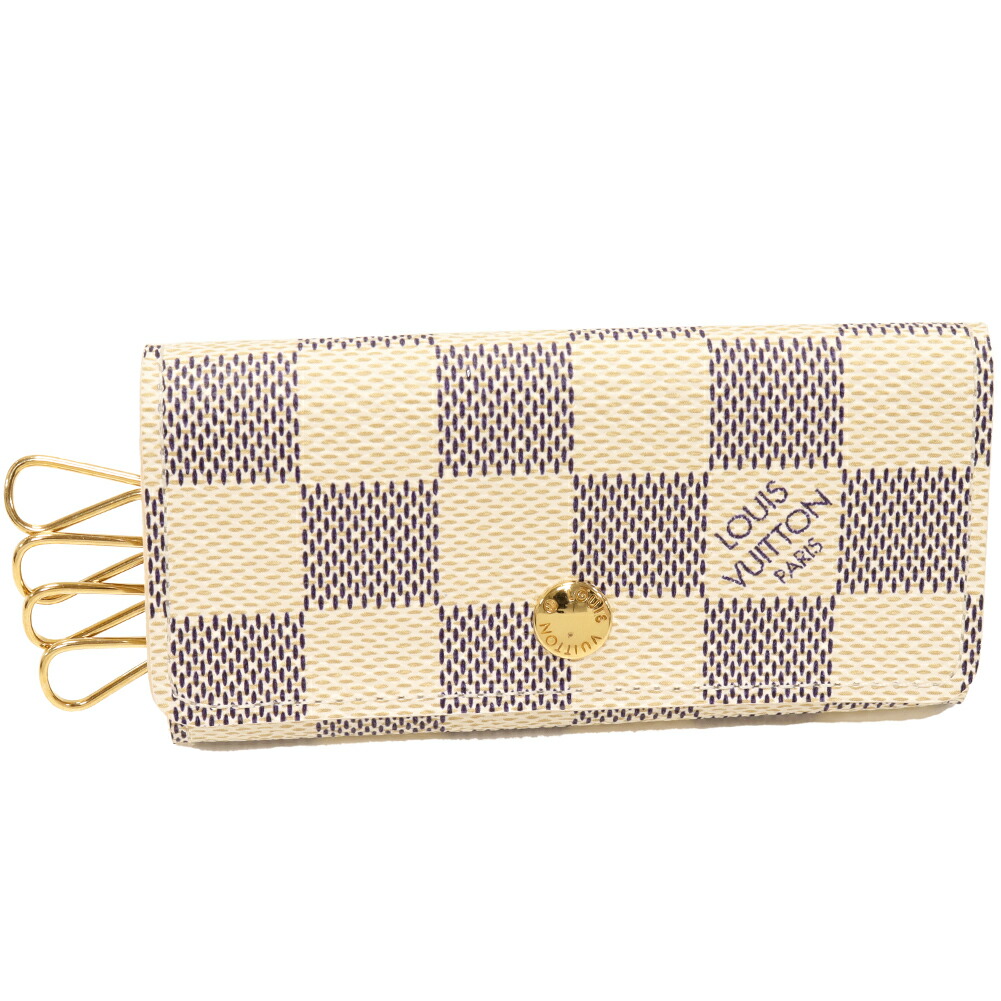 楽天市場】ルイヴィトン 4連キーケース ダミエアズール ミュルティクレ