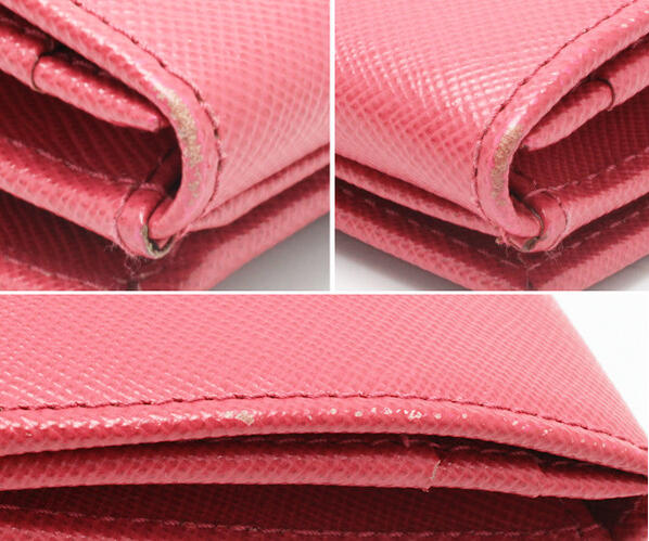 楽天市場】PRADA プラダ Wホック財布 1M0523 ピンク PEONIA レザー