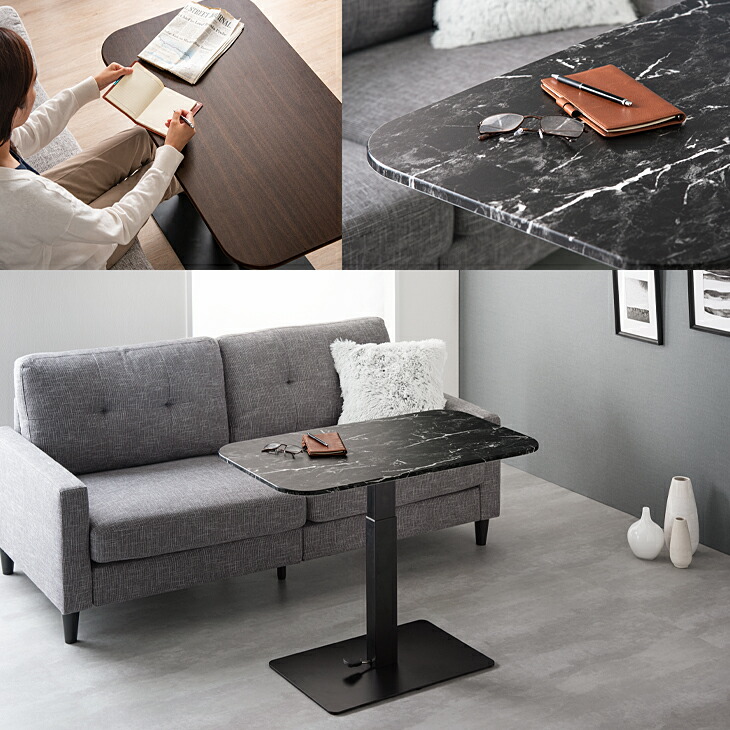 楽天市場】無段階 昇降テーブル ダイニングテーブル ダイニング