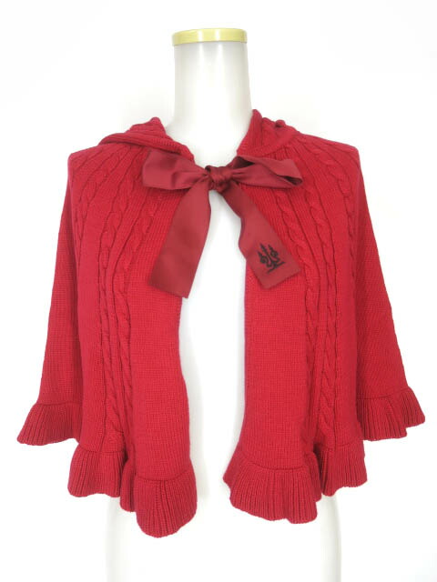 楽天市場】Moi-meme-Moitie / 燭台刺繍ニットケープ モワメーム