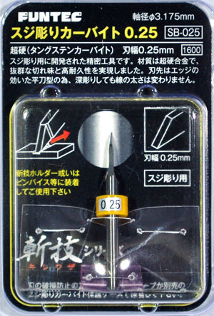 楽天市場】FUNTEC ファンテック 【 スジ彫りカーバイト SB-025 】 超硬