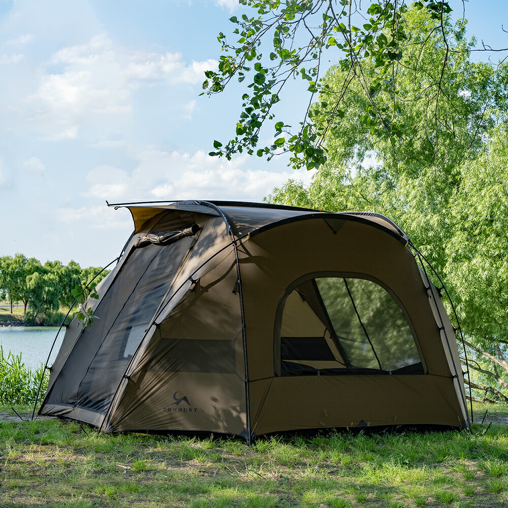 楽天市場】【TOMOUNT公式】TOMOUNT テント ナイロン製 ドームテント