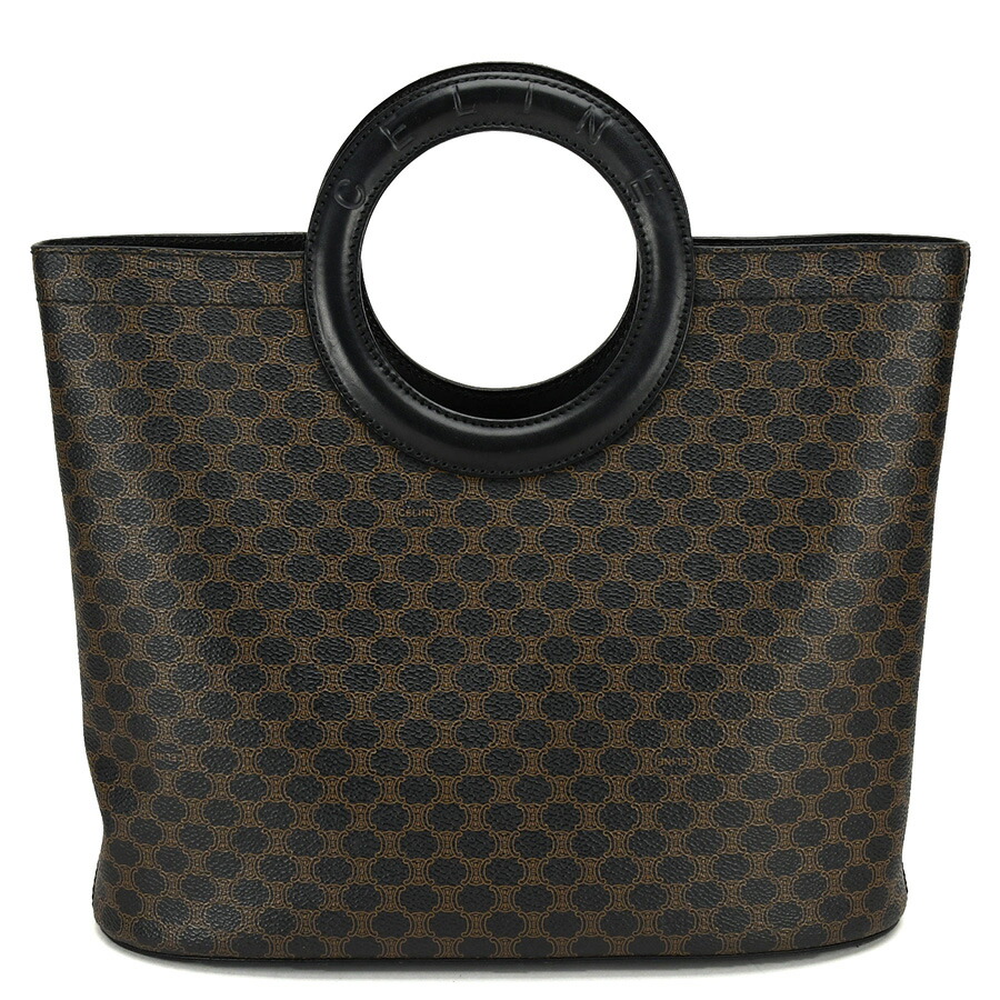 楽天市場】セリーヌ CELINE マカダム サークルハンドル ハンドバッグ