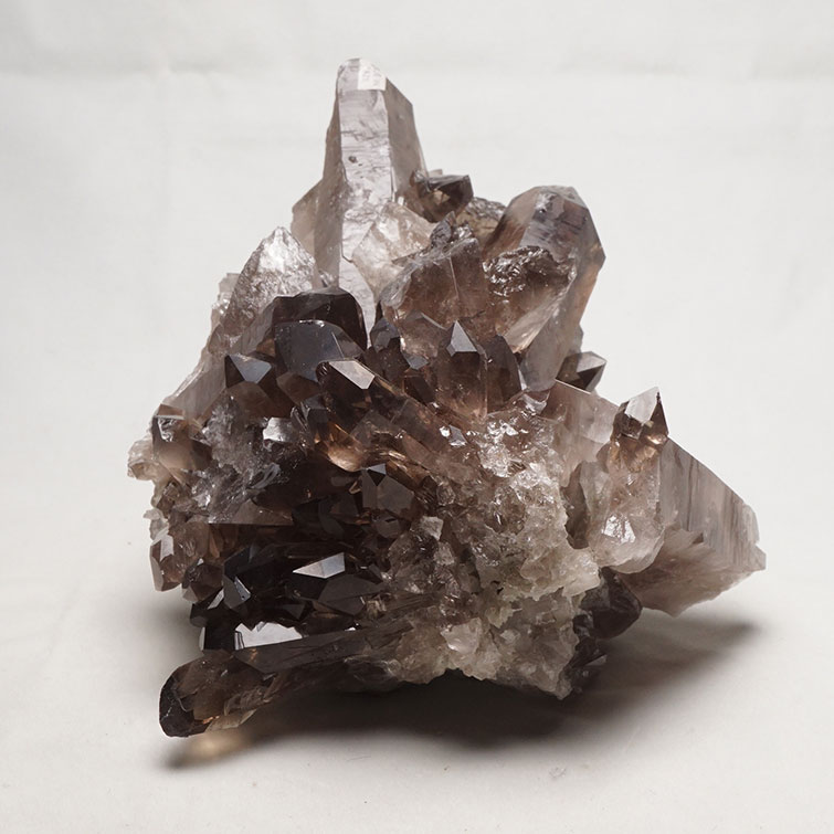 楽天市場】1.4Kg スモーキークォーツ クラスター 原石 ブラジル産 煙