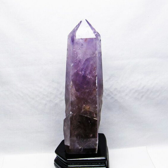 楽天市場】2.1Kg アメジスト 六角柱 アメシスト ポイント 原石 置物 紫