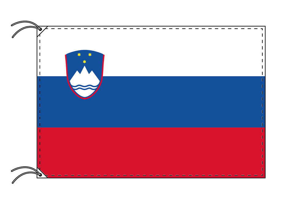 楽天市場】TOSPA スロベニア 国旗 70×105cm テトロン製 日本製 世界の