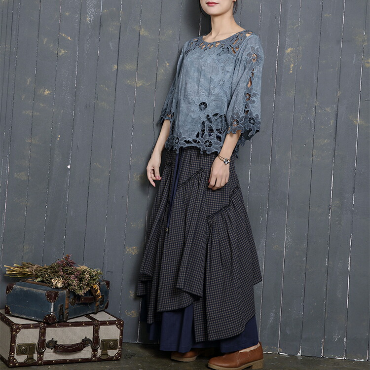 楽天市場】【30%OFFクーポン利用で2,988円】アシンメトリー チェック柄