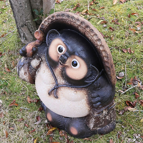 楽天市場】【ポイント10倍】【送料無料】20号古信楽風福々狸！信楽焼