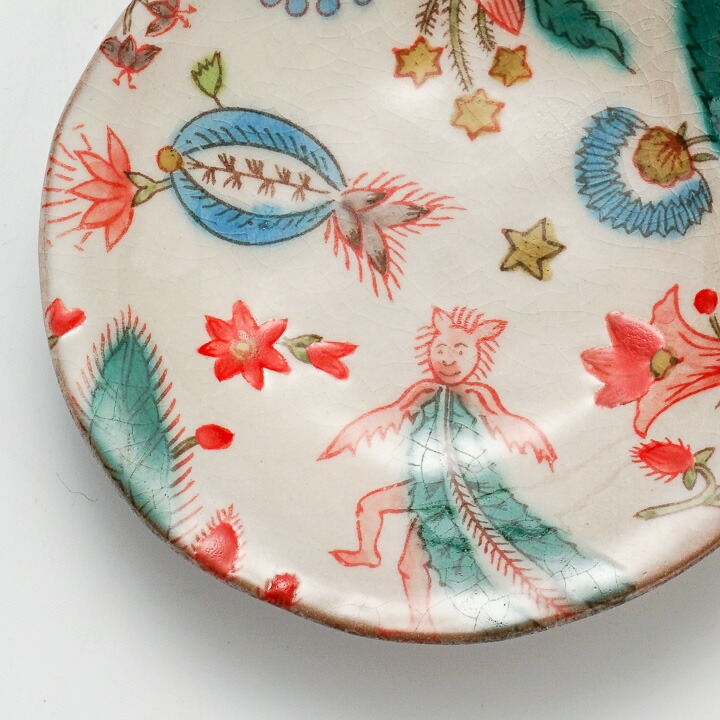 楽天市場】九谷焼 伝説の怪獣 小皿 B / うつつ窯 稲積佳谷 和食器 皿