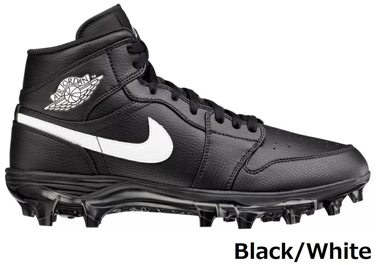 ナイキ ジョーダン 1 26.5 アメフト スパイク シューズ 靴 クリート 黒
