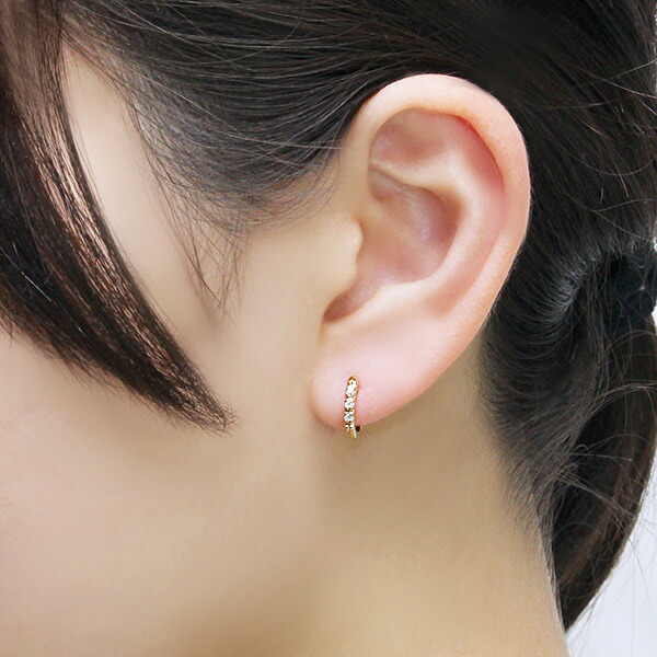 楽天市場】K10イエローゴールドダイヤモンドピアス : ジュエリーツツミ