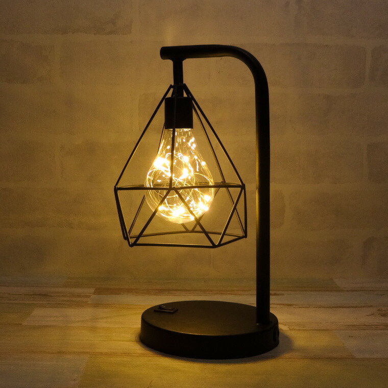 楽天市場】テーブルランプ スタンドライト アンティーク USB/電池式