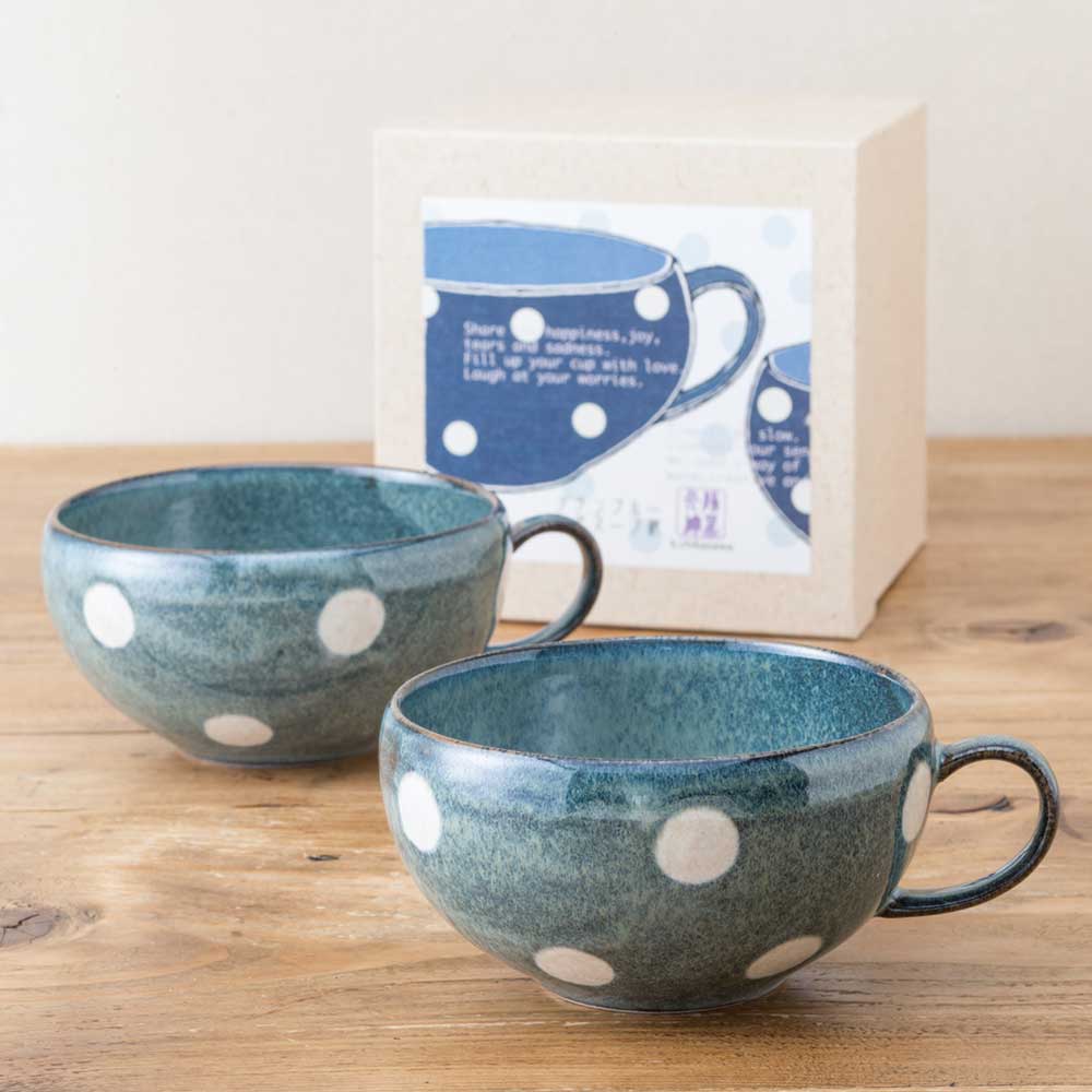 楽天市場】スープカップ ペア グランブルー水玉 プレゼント 2025