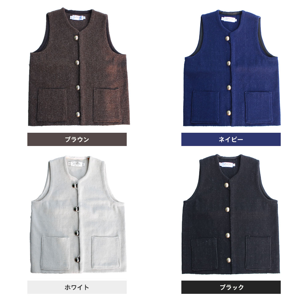 楽天市場】トルフィリオス TRUJILLO'S ROUND 4-BUTTON SOLID VEST 4つ