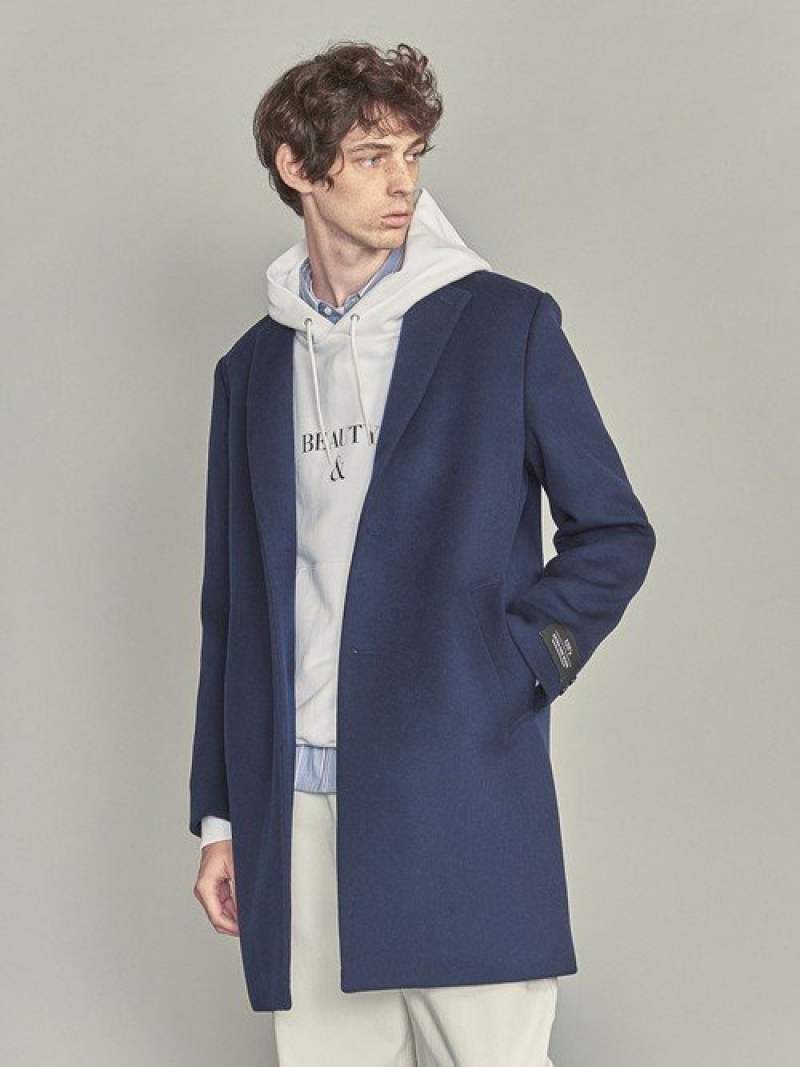 楽天市場】【SALE／50%OFF】BY ソリッド メルトン チェスターコート