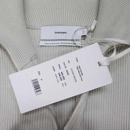 楽天市場】Graphpaper グラフペーパー 22AW High Density High Neck