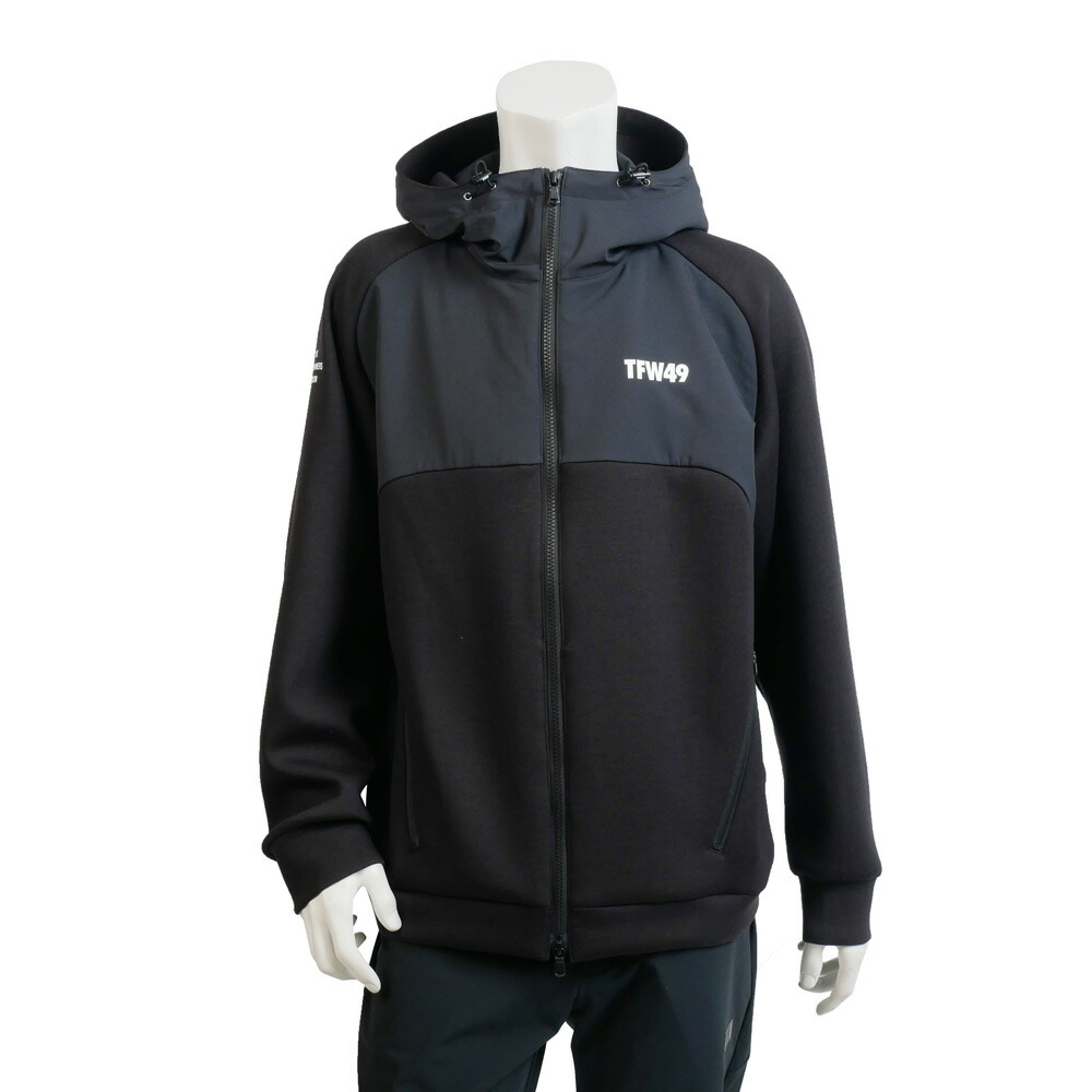 未使用 新作TFW49 フードパーカー ブラックM 未使用品 メンズ ティー