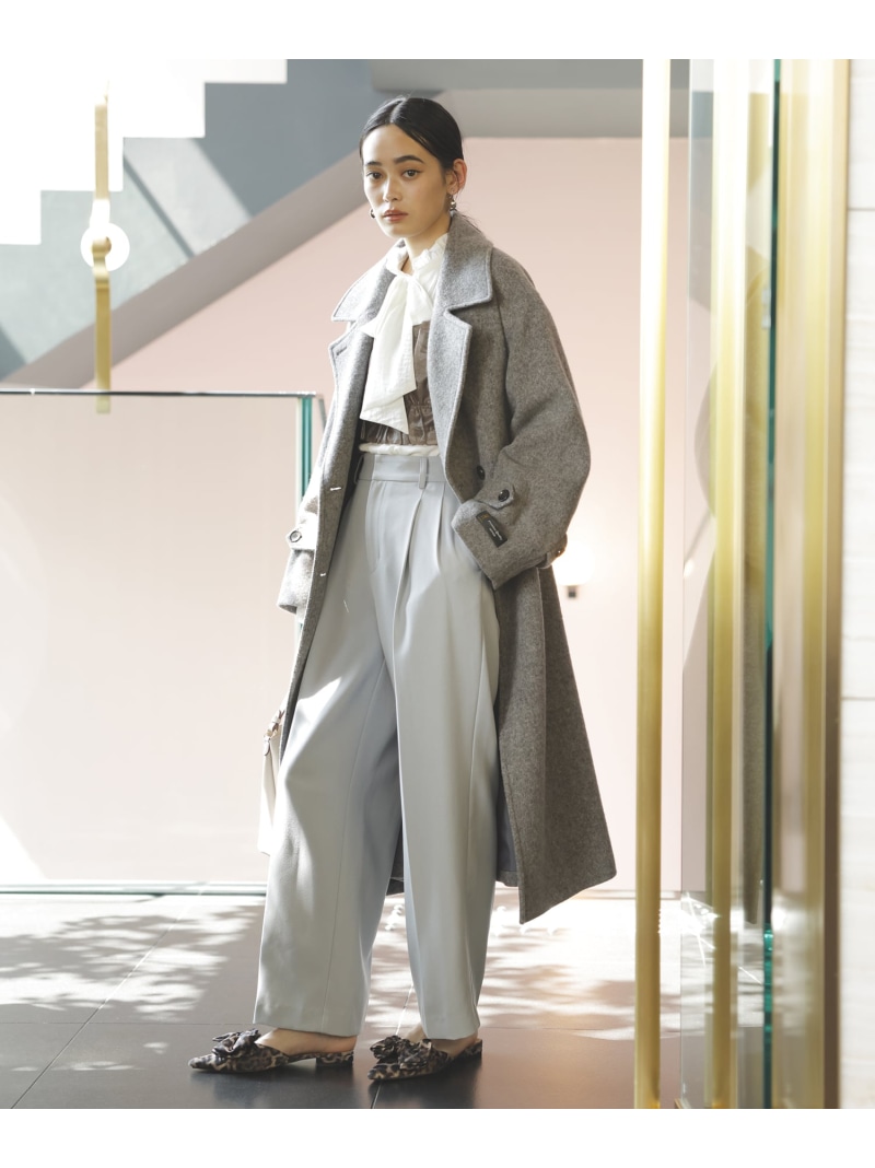 楽天市場】【JAPAN FABRIC】尾州毛混シャギーロングコート【選べる着丈