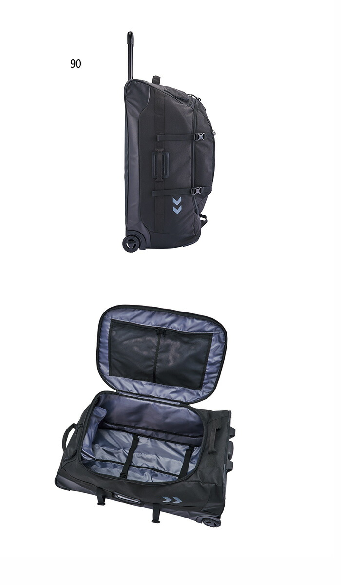 楽天市場】80L ヒュンメル メンズ チームキャスターバッグ スポーツ