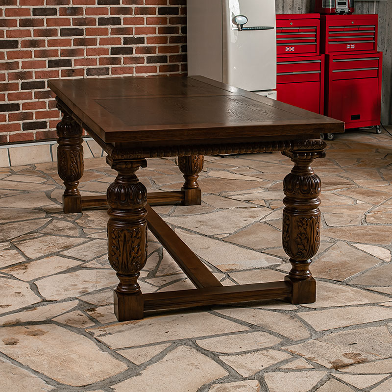 楽天市場】アンティーク調家具 テーブル ダイニングテーブル 6人用 6人