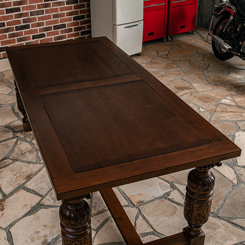 楽天市場】アンティーク調家具 テーブル ダイニングテーブル 6人用 6人