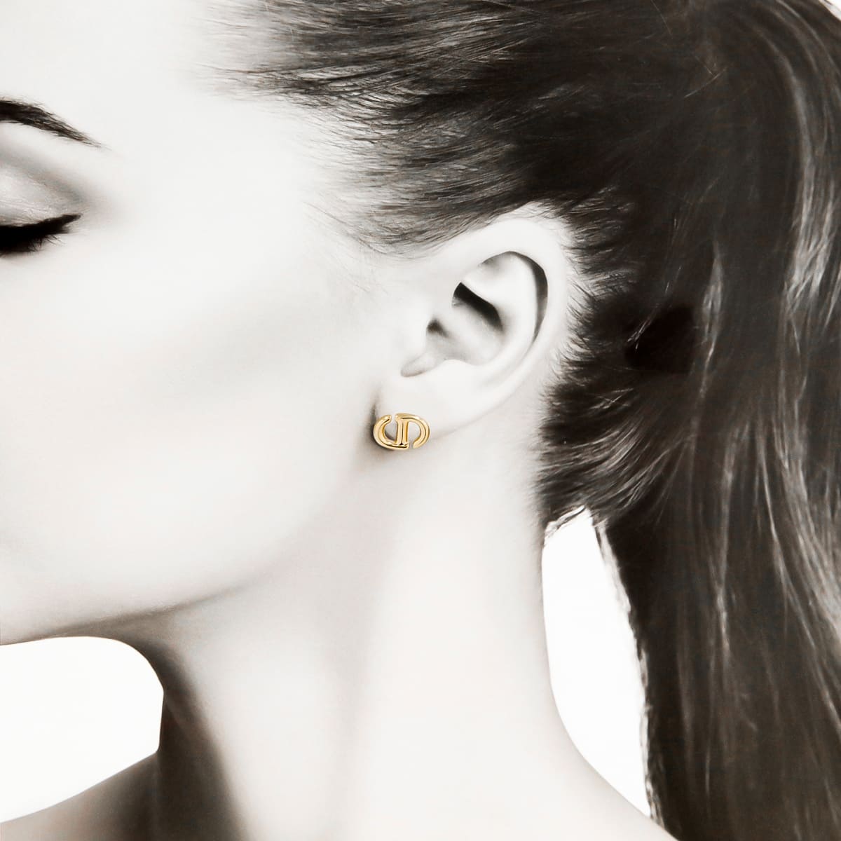 楽天市場】【P3倍】Dior ディオール ピアス スタッド CD NAVY スタッド