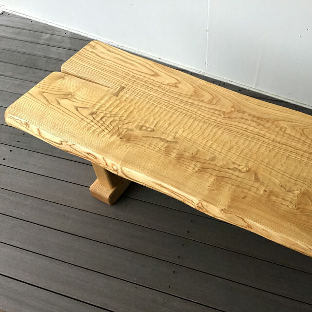 楽天市場】無垢ベンチ 栗 一枚板 ベンチチェア 栗無垢 くり クリ