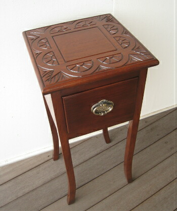 楽天市場】電話台 花台 オーク無垢 コンソール おしゃれ クラシック