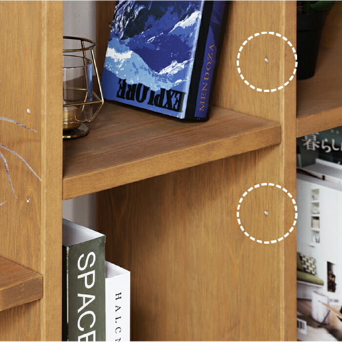 楽天市場】オープンシェルフ 木製シェルフ パイン材 北欧 おしゃれ