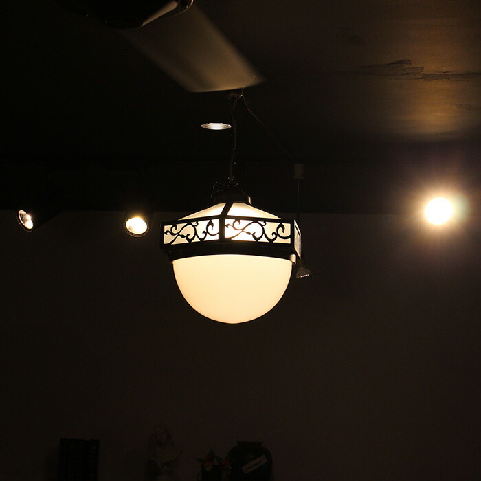 楽天市場】一点物 大正時代のガラス製ペンダントライト アンティーク