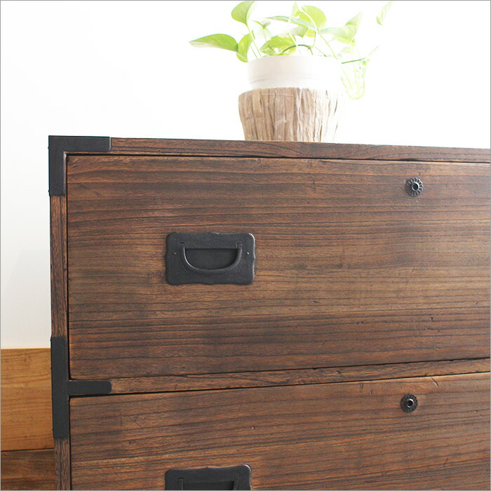 楽天市場】大正～昭和初期の時代箪笥 リメイク品 和箪笥 箪笥 和ダンス