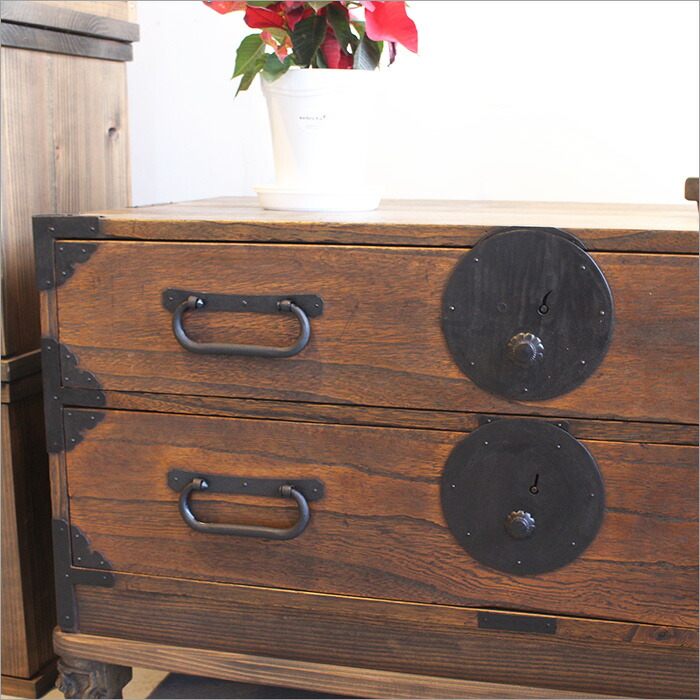 楽天市場】アンティーク 和箪笥 和ダンス 中古 桐箪笥 チェスト