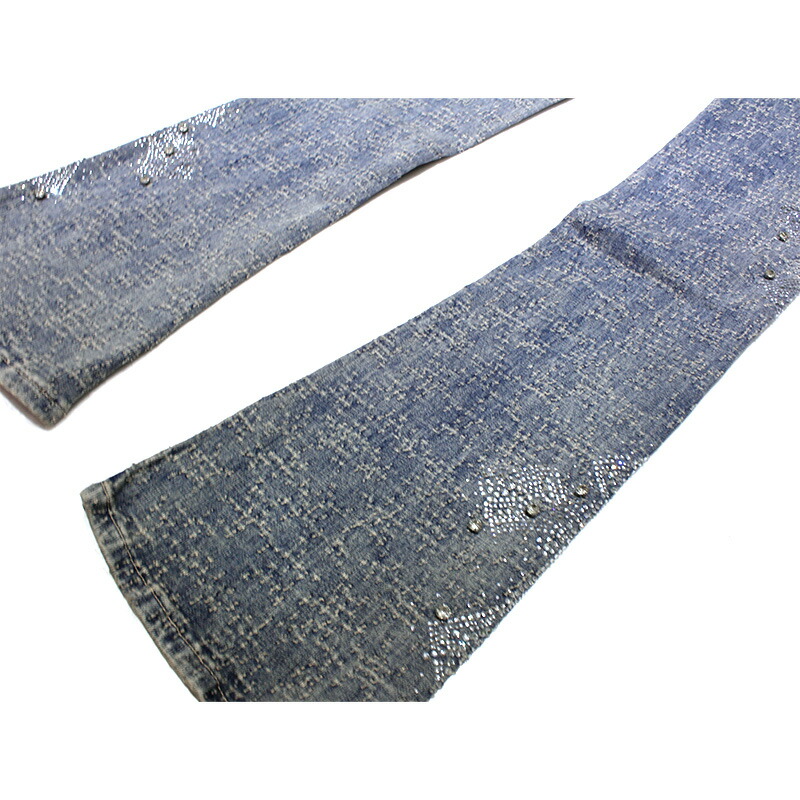 楽天市場】GUAPI グアピ フレアデニムパンツ メンズ ロング丈