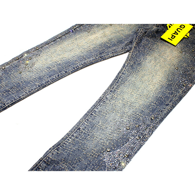 楽天市場】GUAPI グアピ フレアデニムパンツ メンズ ロング丈