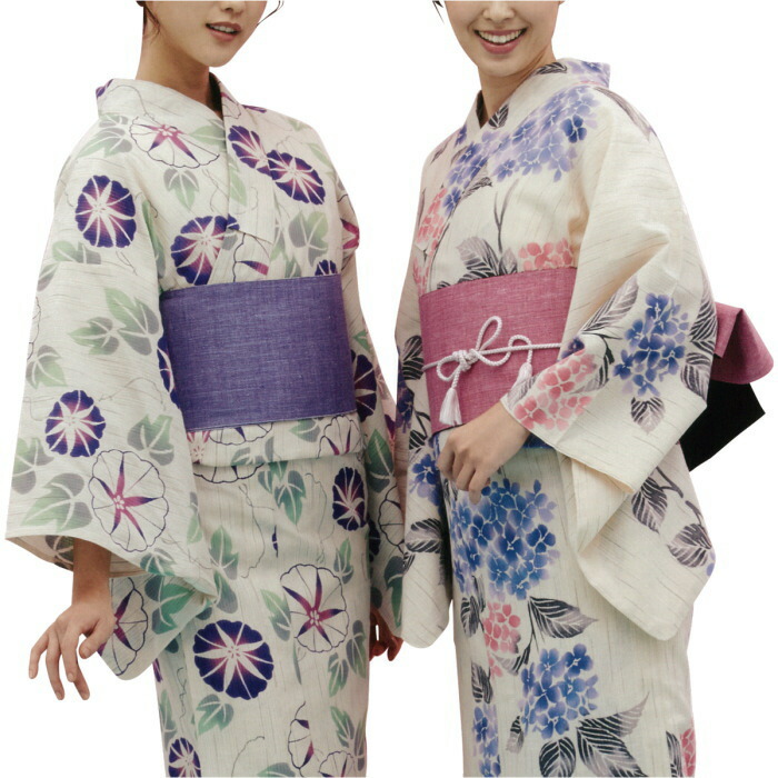 楽天市場】半幅帯 浴衣 着物 源氏物語 レディース 帯 01 麻100% 竺仙