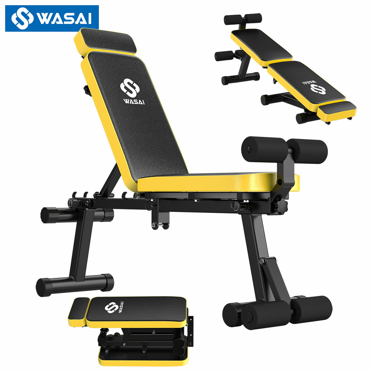 インスパイアフィットネス折りたたみトレーニングベンチ