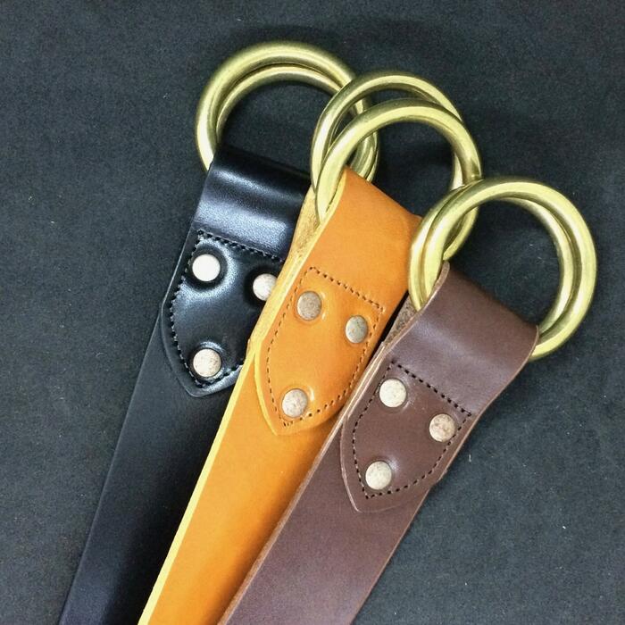 楽天市場】【Wリングベルト】栃木レザーベルト 40ミリ幅 ダブルリング