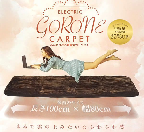 楽天市場】【送料無料】YAMAZEN ふんわり ごろ寝 電気カーペット YWC