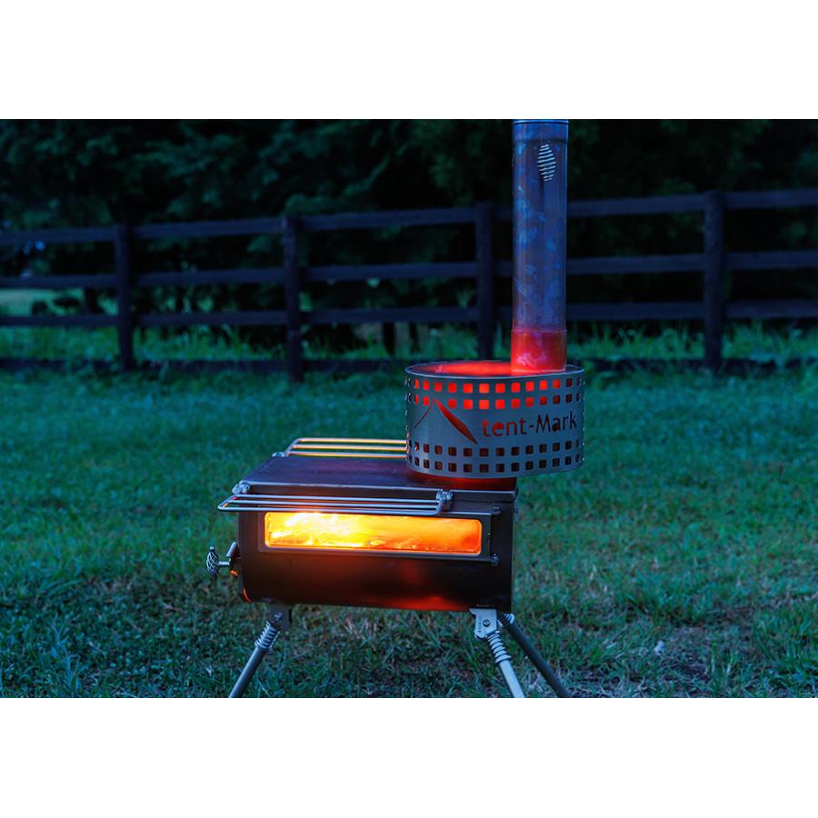 楽天市場】テンマクデザイン ウッドストーブ 2次燃焼器【M】76mm