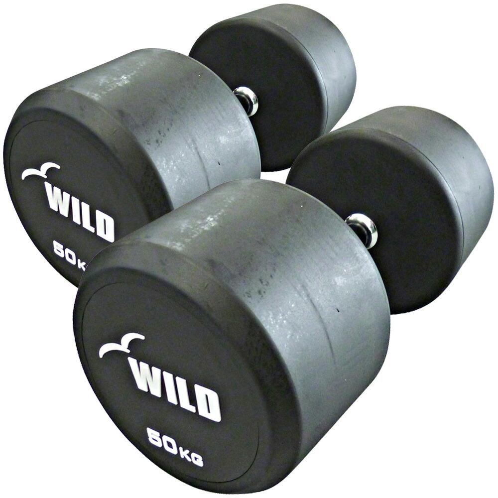 楽天市場】固定式 ダンベル 50kg WF 2本セット 【代金引換不可】送料