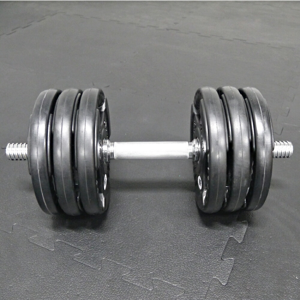 楽天市場】黒ラバーダンベルセット 30kg送料無料 筋トレ ダンベル 可変