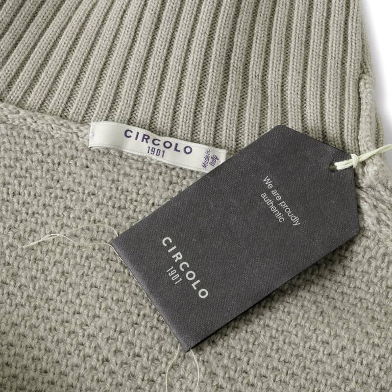 楽天市場】CIRCOLO1901 / チルコロ1901｜製品染めウール鹿の子編み