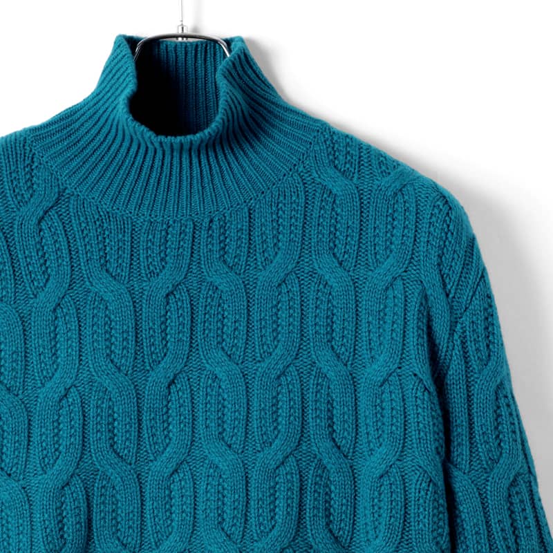 楽天市場】Drumohr / ドルモア｜ケーブル編みカシミヤミドルゲージ