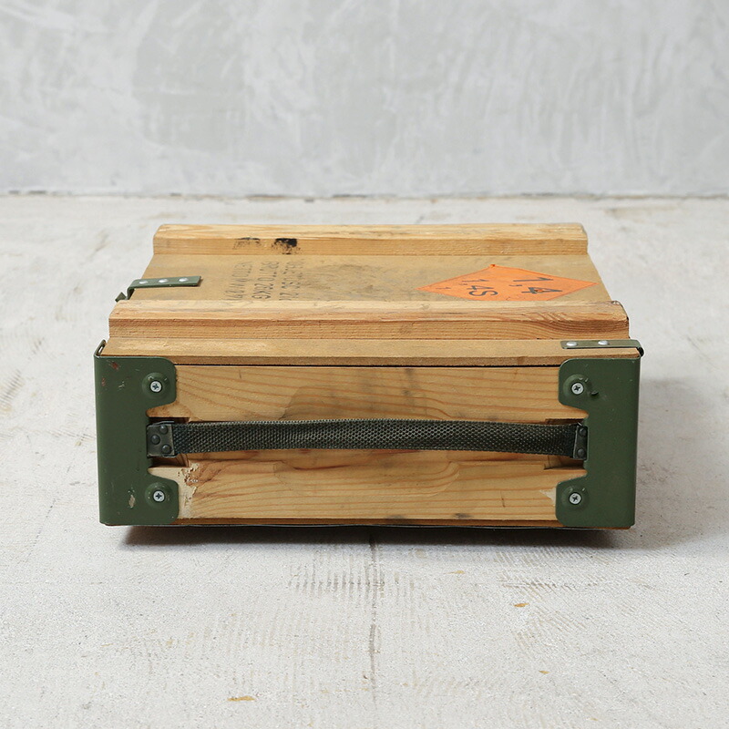 楽天市場】実物 USED ポーランド軍 アンモボックス ウッド メタル