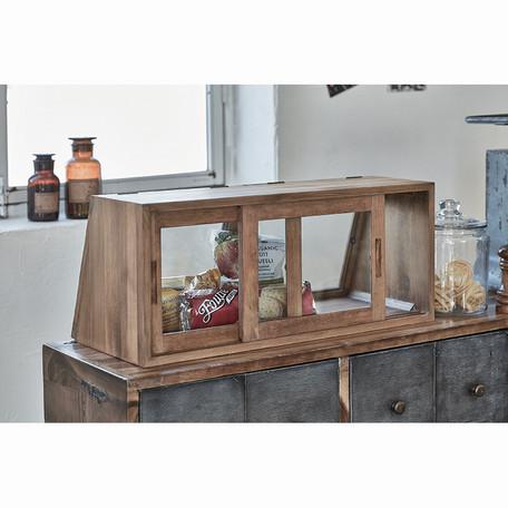 楽天市場】ガラスキャビネット アンティーク コレクションラック