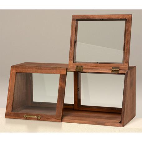 楽天市場】ガラスキャビネット アンティーク コレクションラック