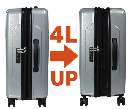 楽天市場】【シルバー】ACE イグザクト プリズム ボディ スーツケース