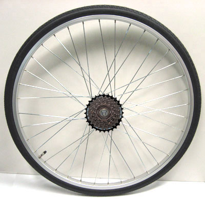 楽天市場】【即納】ワールド 26×1.5インチ リアホイール アルミリム