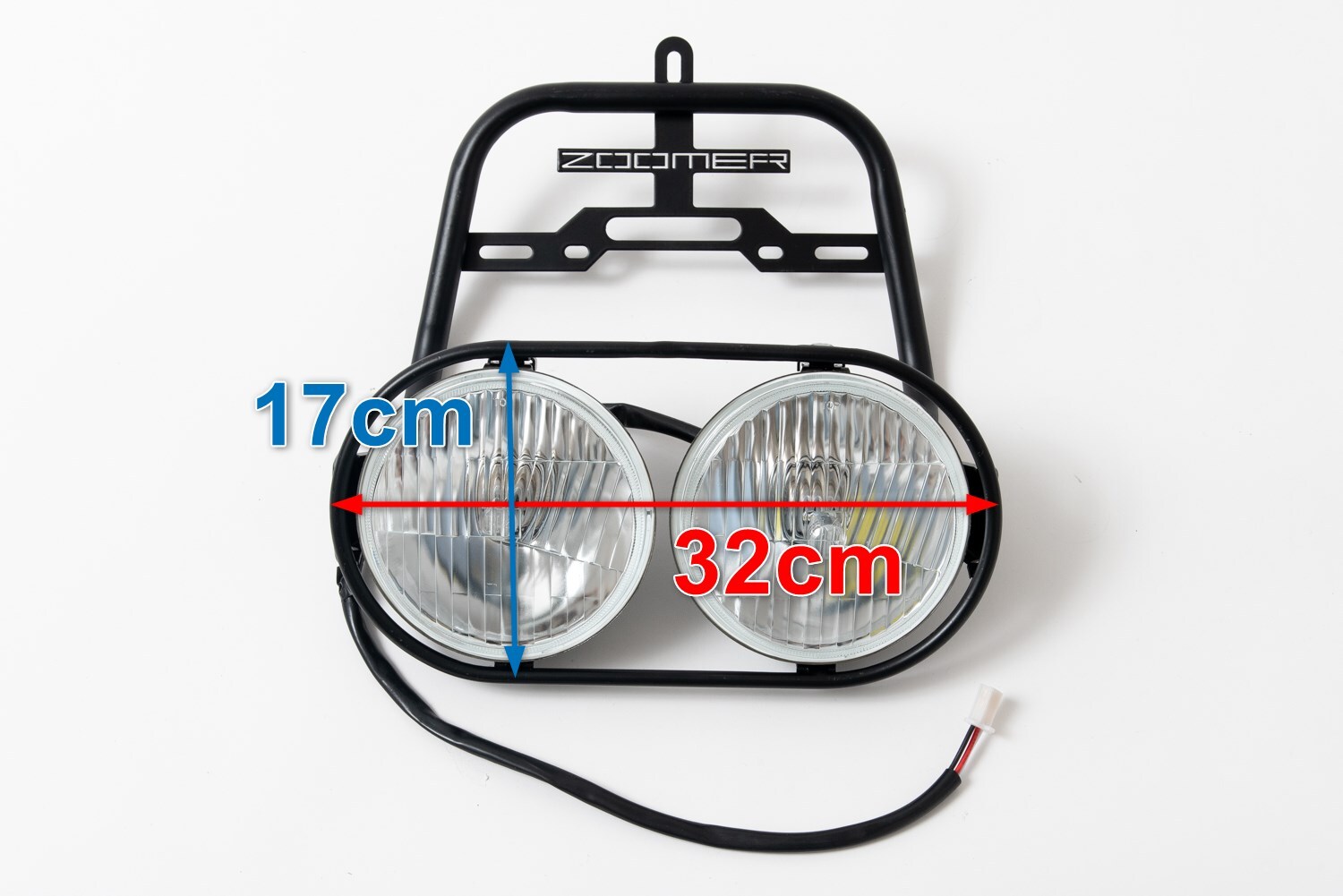 楽天市場】ズーマー ZOOMER AF58 ヘッドライト ステー セット LED デカ